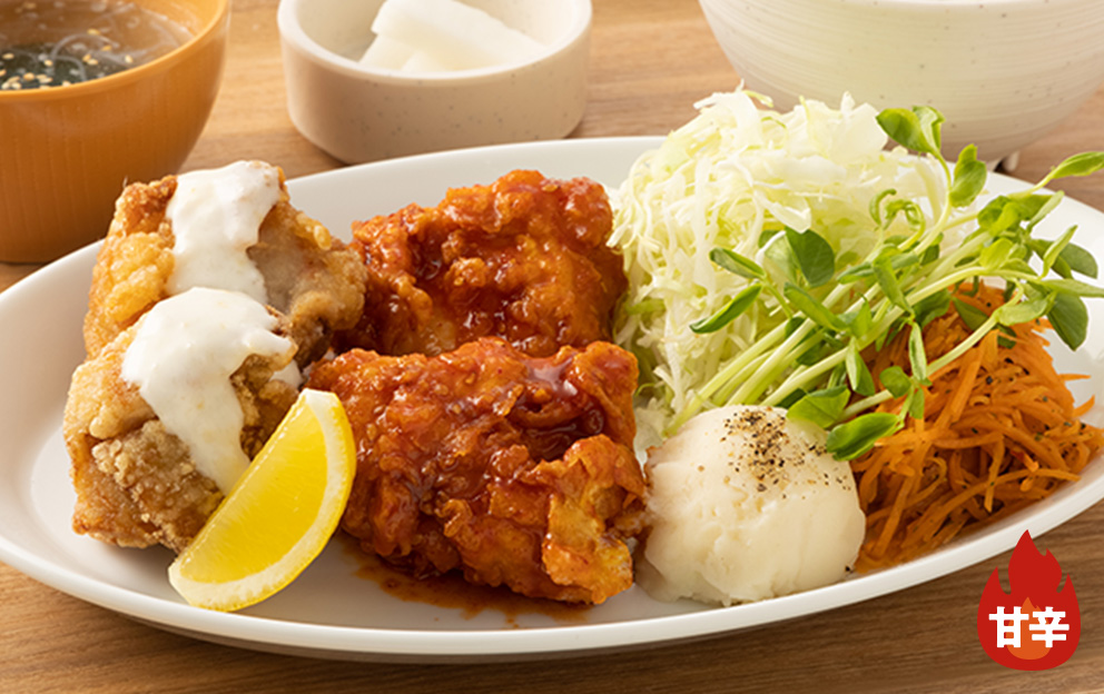 レモンだれ唐揚げ＆ヤンニョムチキン